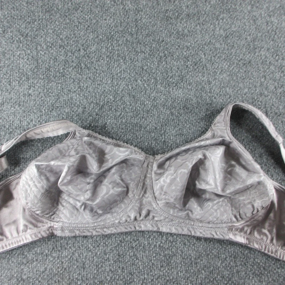 Playtex Minimizer Bra Womens 42DD Floral Jacquard Full Coverage Unpadded
